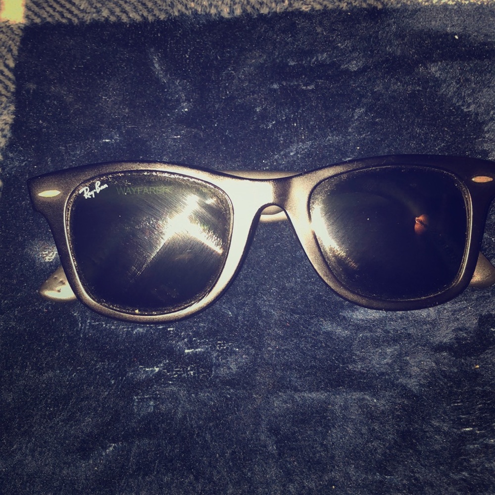 RAYBAN WAYFARER sunglasses with CAMO sides,